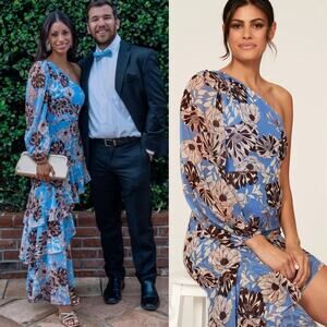 Alexis Abanna Asymmetrical One Shoulder Dress